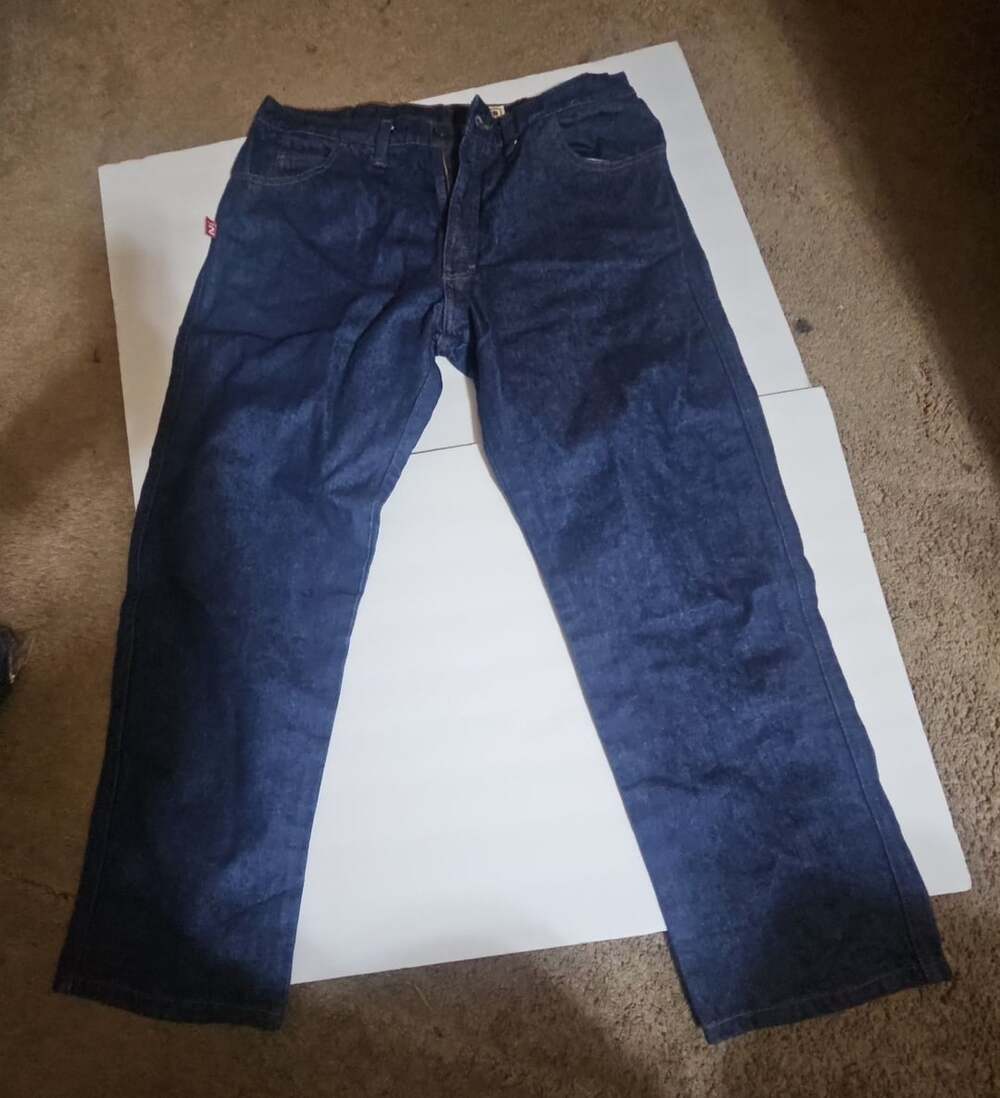 Reed FR Jeans Size 38 x 30 Flame Resistant Cotton Dark Wash Workwear